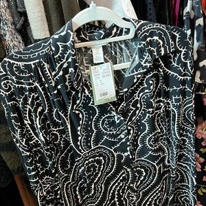 Black and White Patterned dress